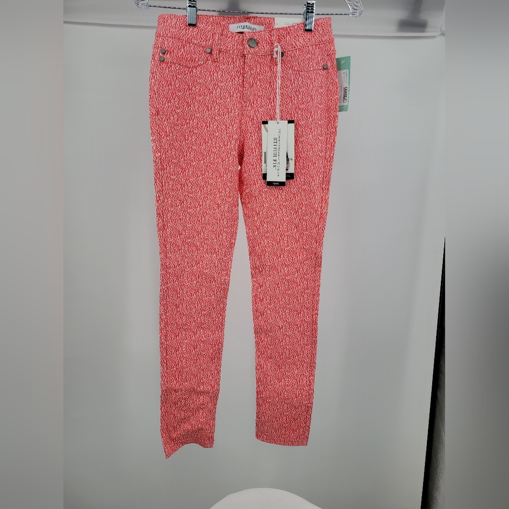 Liverpool Anita Printed Skinny Pants Size 2 Petite